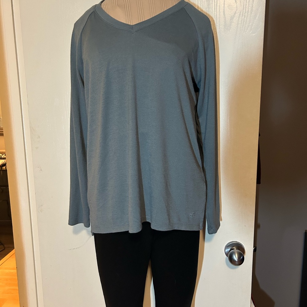 Banana Republic Slate Long Sleeve Top